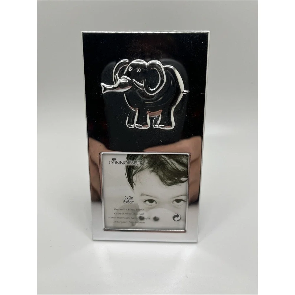 Connoisseur Silver‎ Elephant Picture Frame, Metal Design 2